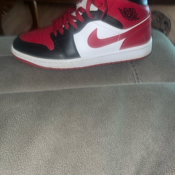 Nike Red Black and White Sneakers
